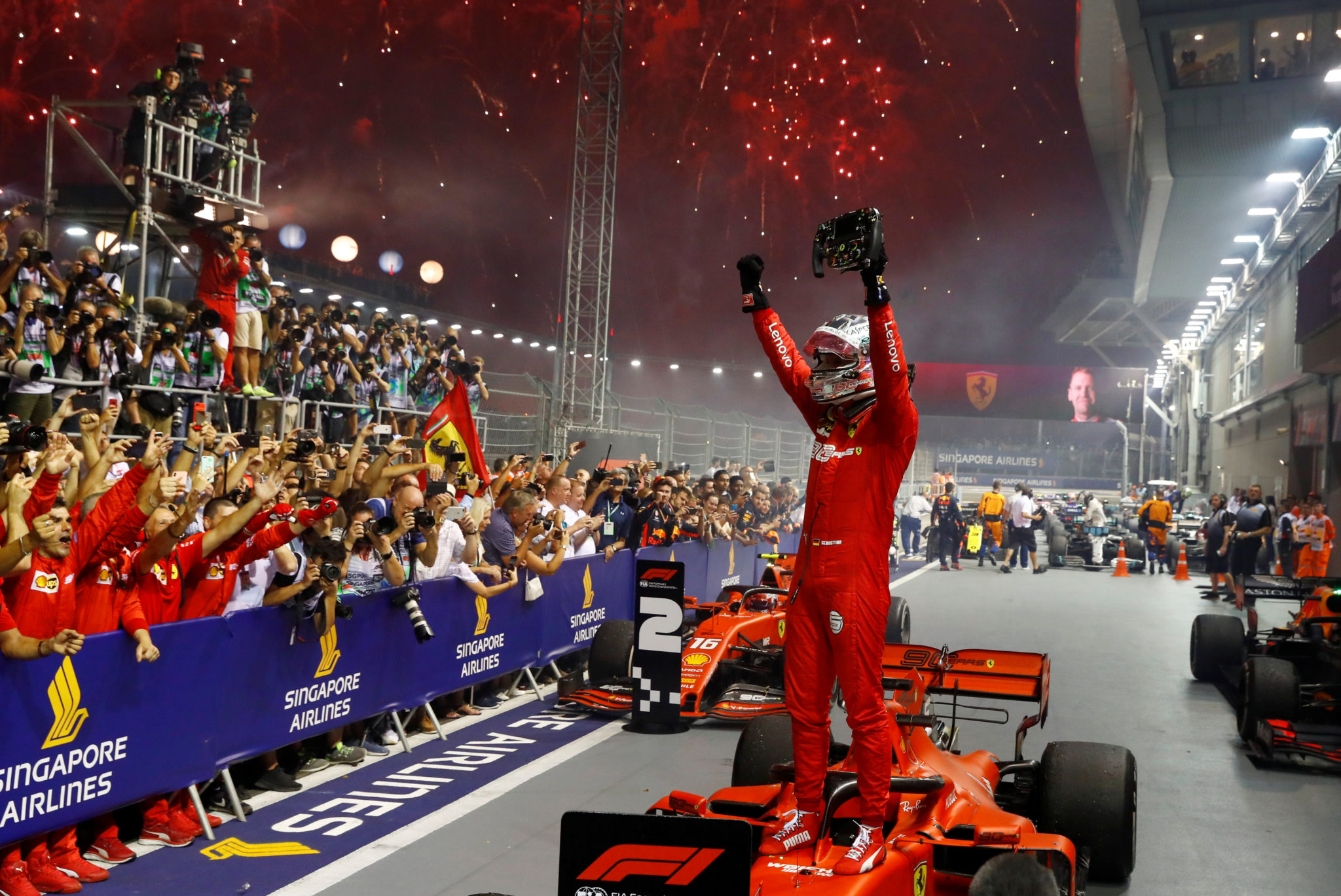 Pět nejlepších závodů Sebastiana Vettela u Ferrari