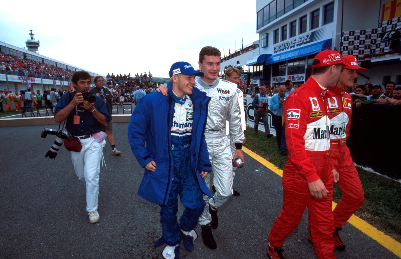 Největší soupeři sezony F1 1997 spolu nikdy nestáli na stupních vítězů