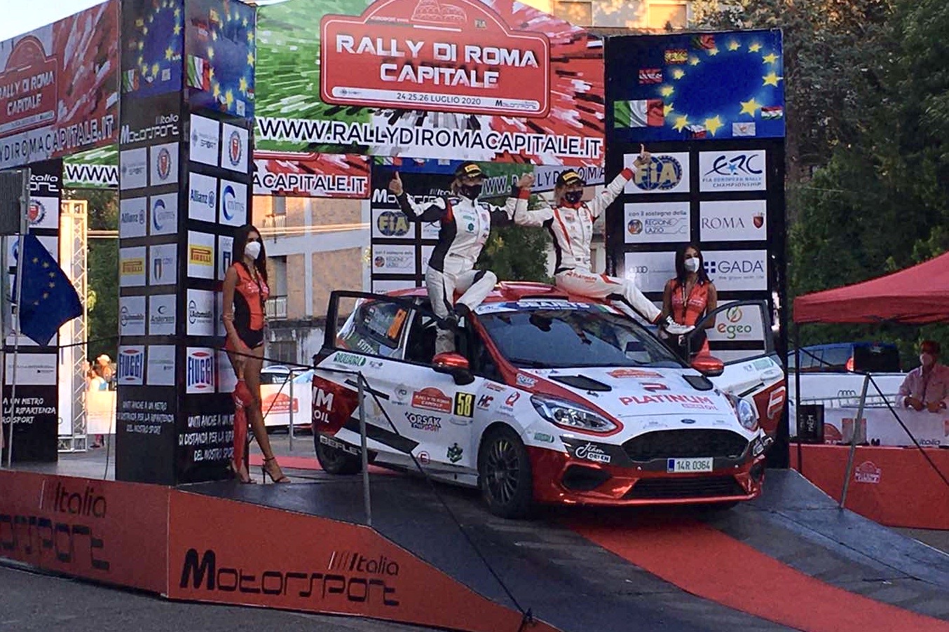 Adrienn Vogel jako jediná žena dokončila Rally di Roma