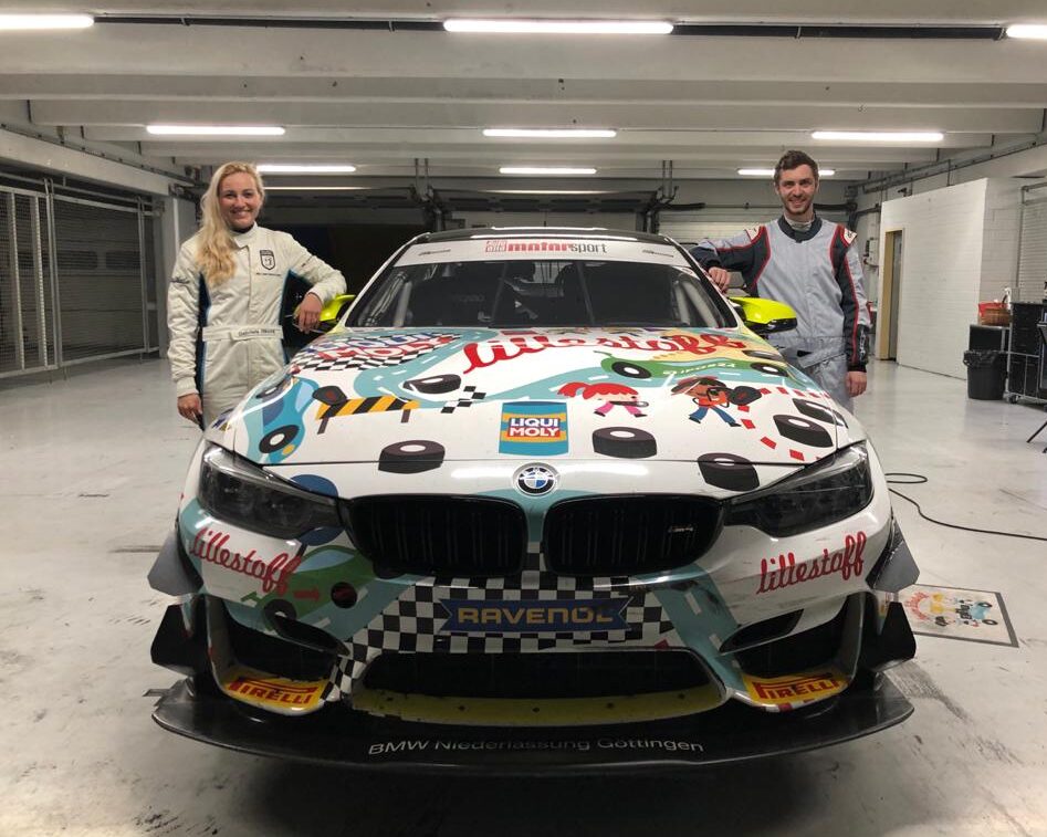 Gabriela Jílková a Robert Haub mají za sebou první úspěšný test s BMW M4 GT4