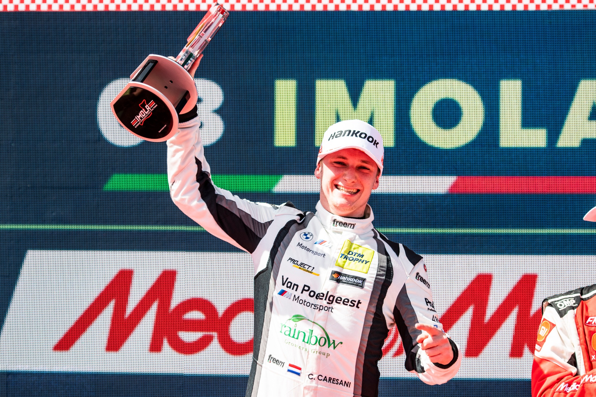 Colin Caresani si připisuje vítězství na Imole v rámci DTM Trophy