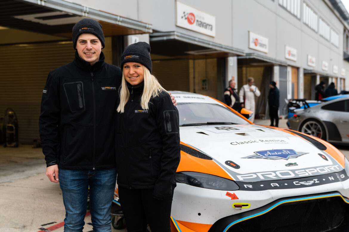 Andreas a Jessica Bäckmanovi budou závodit v ADAC GT4 Germany s týmem PROsport Racing