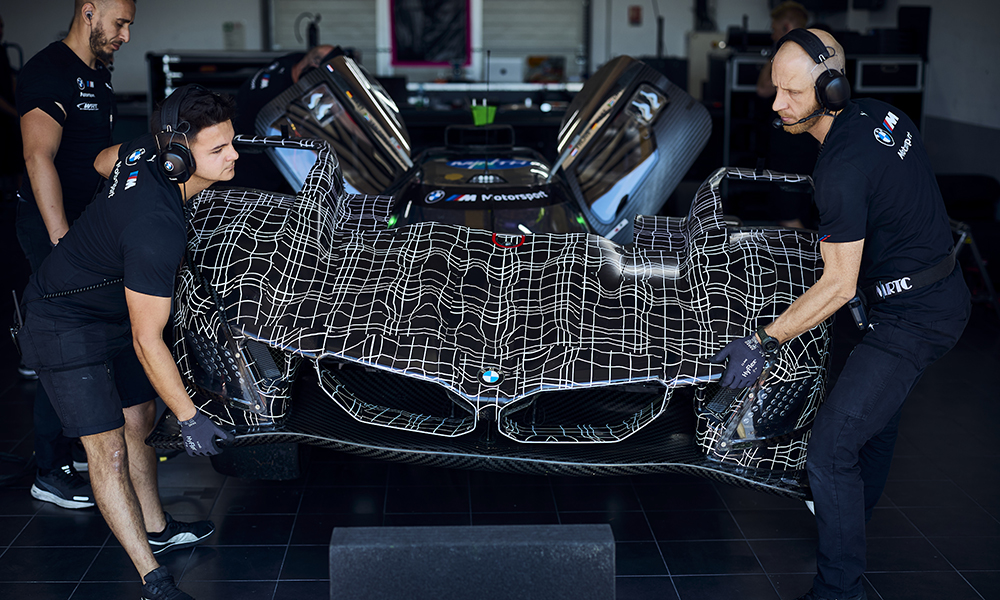 BMW představuje nový aerodynamický prvek pro svůj Hypercar